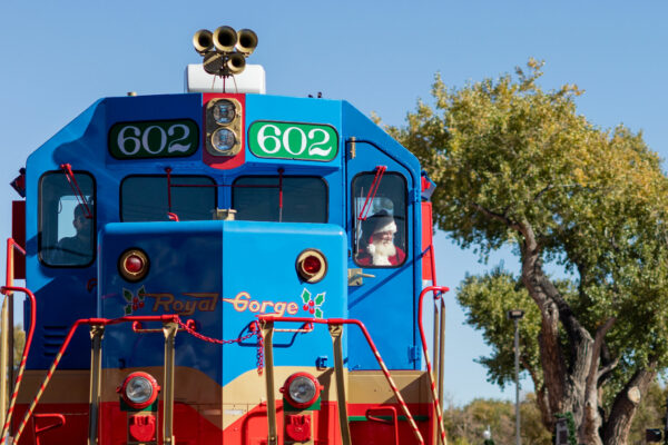 Santa Express Train Front Santa Express Train Front